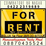 2BHR First Floor Independent House for Rent Trichy Road Coimbatore.